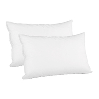 Giselle Bedding Goose Feather Down Pillow Luxury Twin Pack