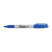 SHARPIE Permanent Marker Fine Point Blue Box of 12