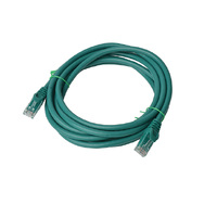 8WARE Cat6a UTP Ethernet Cable 3m SnaglessÿGreen