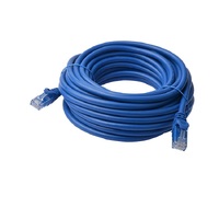 8WARE Cat6a UTP Ethernet Cable 40m SnaglessÿBlue