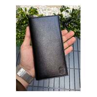 Leather Phone Wallet - Black