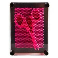 Pink Neon Pin Art